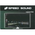 Speed Sound HQ DD 750GPS, Radio DVD Doble DIN 6.5" 