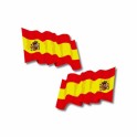Adhesivo bandera de España 70x50mm