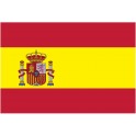 Adhesivo bandera de España 100x67mm