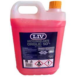 Anticongelante- Refrigerante CC, ORGLIC G-12+, 50% -35º 5L